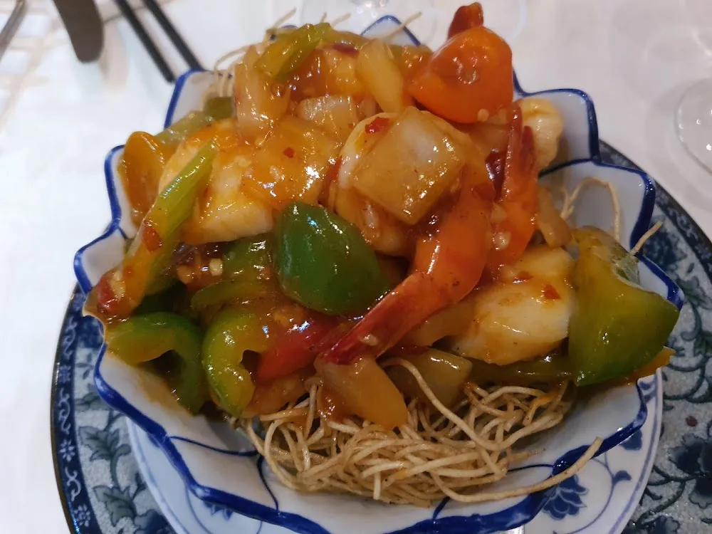 Crevette Sauce Aigre Doux